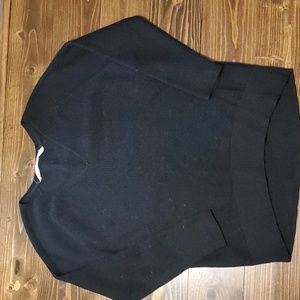 Athleta Black Sweater - longer over butt. Size Small.